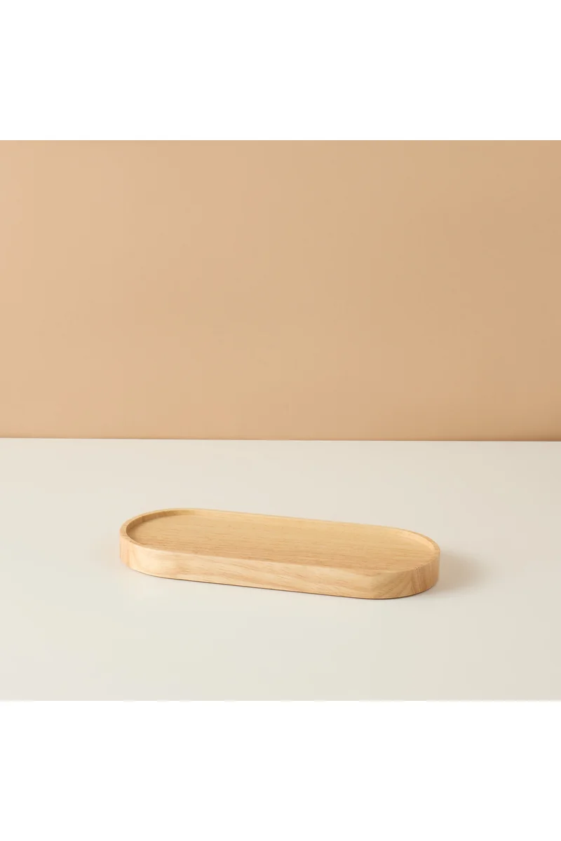 LIFESTYLE Scandi Luxe Wooden Tray - 20x20x26 cms